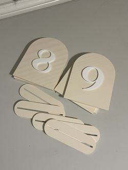 Wedding Table Numbers