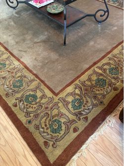8’ x 11’ Surya Hand-Tufted Wool Area Rug – Made in India