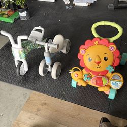 Baby walkers & mini bikes for all 3