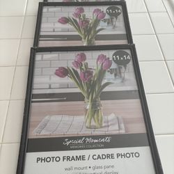Three 11”x 14” New Photo Frames $2 Each