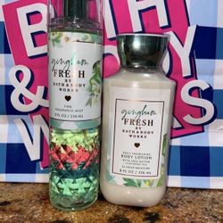 Bath & Body Works Gingham Fresh Set 