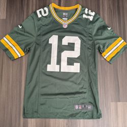 Nike Green Bay Packers Aaron Rodgers #12 NFL On Field Home Jersey Men's Small
