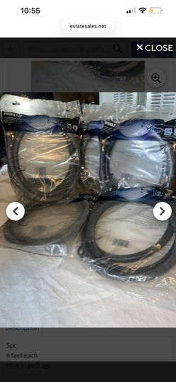 Washing machine, fill hose 6 foot new in bag, 5