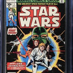 Star Wars #1 - Marvel, 1977 - CGC 7.5 - Off-White/White Pages