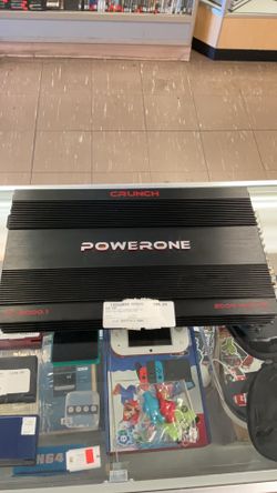 Crunch P1-2000.1 2000W A/B Class Monoblock power one Series Car Amplifier