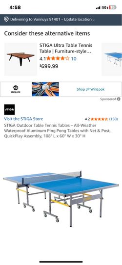 Top Of The Line STIGA Ping-pong table LIKE NEW$195 $95