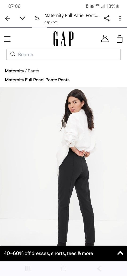 GAP Maternity Pants As New Condition