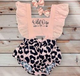 Wild One 1st Birthday Romper