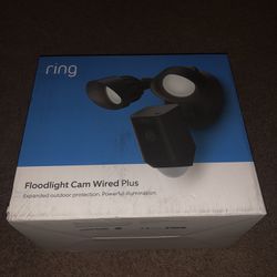 Ring - Floodlight Cam Wired Pro Outdoor Wi-Fi 1080p Surveillance Camera - Black