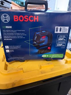 Bosch GCL165-42GL Green-Beam Self-Leveling Cross-Line Laser Kit