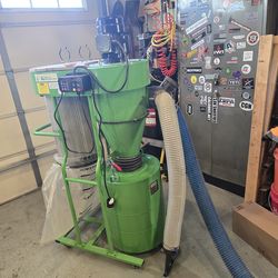 Mobile High Capacity Dust Collector with Cyclone Extractor