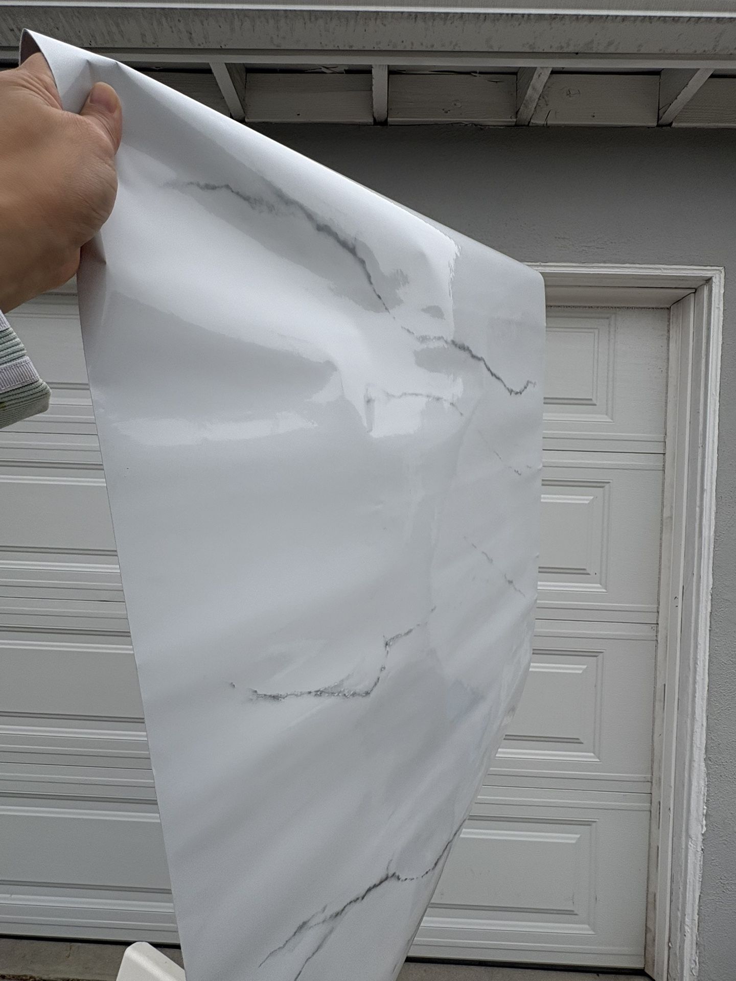 White Marble Contact Paper Peel Stick