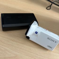 Sony FDR-X3000, 4 Batteries, And Lens Protector