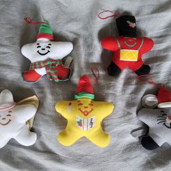 5 Vintage Carls Jr Ornaments