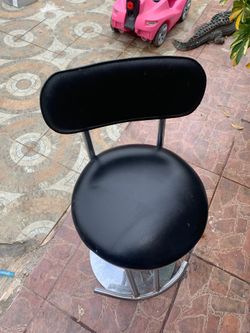 Leather make up chair