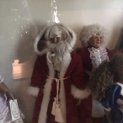 Female Porcelain Santa Claus 