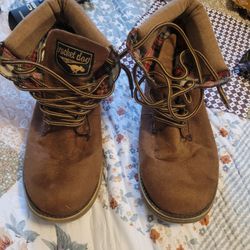 Rocket Dog Brown Suede Lace-Up Boots