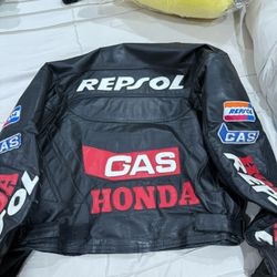 Honda Repsol Motorcycle Jacket Leather