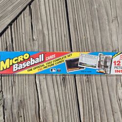 Vintage 1992 Topps Micro Baseball Cards – Complete Sealed Set (792 + 12 Gold Inserts)