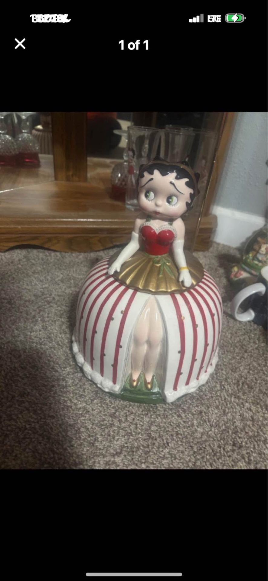 Vintage 1995 Betty Boop Cookie Jar