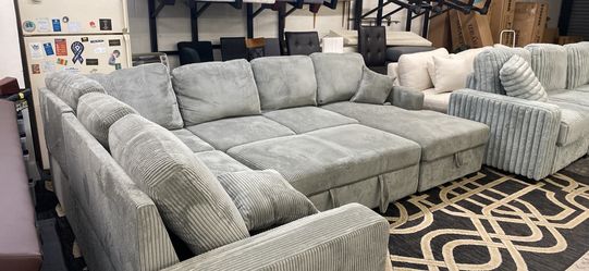 New X-Large sleeper sectional couch : free delivery