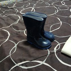 Blue Toddler Rain Boots Size 5-6 