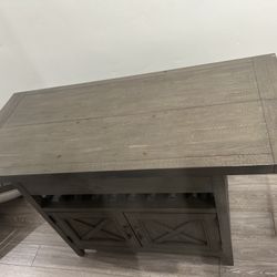 Dining Table Wooden With Extension Capability