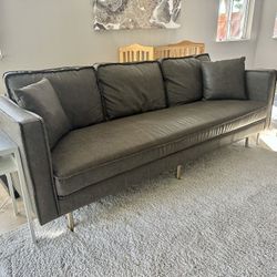 X-Long 89in Square Arm Sofa 