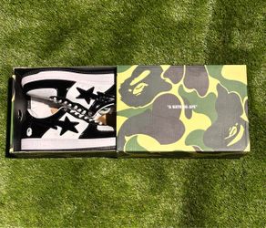 BAPE Sta Low-Top Sneakers Black and White