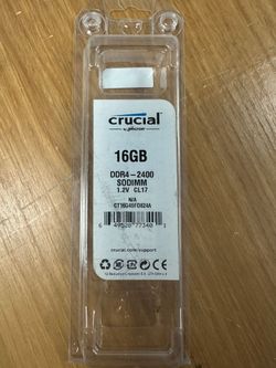 Crucial 16GB  DDR4 2400MHz