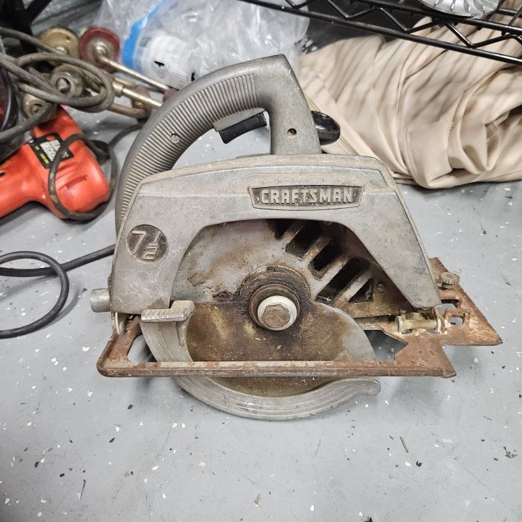 Vintage Sears Craftsman 7 1/2 Circular Saw