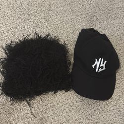 Two pieces of headwear