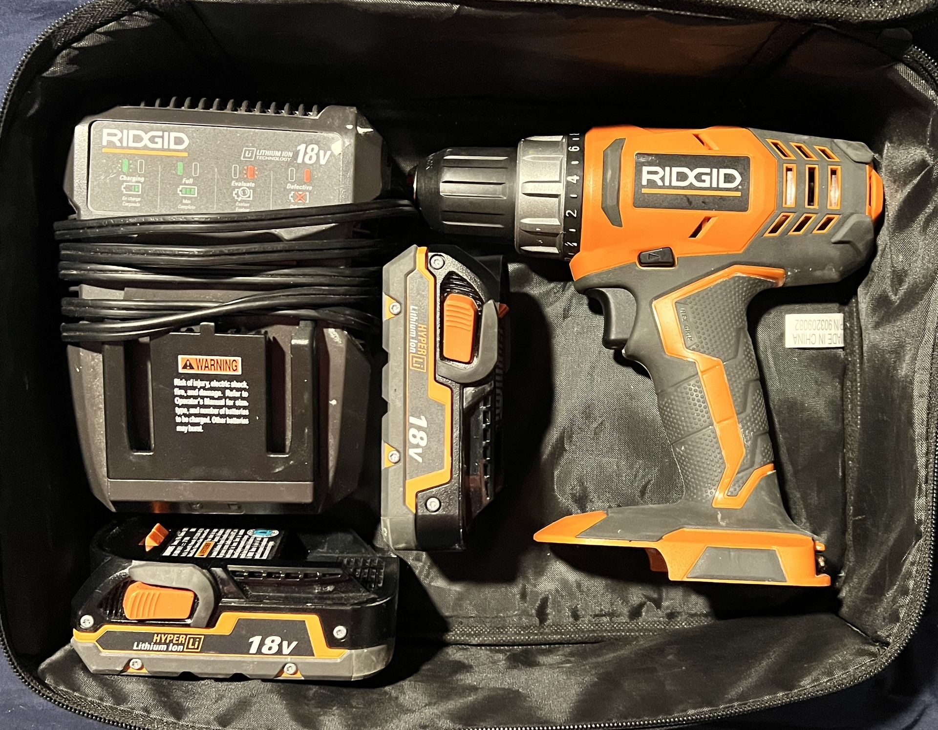 Rigid 18V Drill