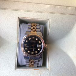 Rolex Datejust Oyster Perpetual – Two-Tone Diamond Dial Elegance