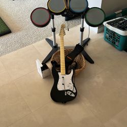 Xbox Rockband And Driving Console