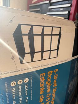 Garage shelves- brand new in box
