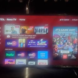 TCL 43" Class 4-Series 4K UHD HDR Smart Roku TV