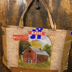 Upcycled Feed Tote Bag 