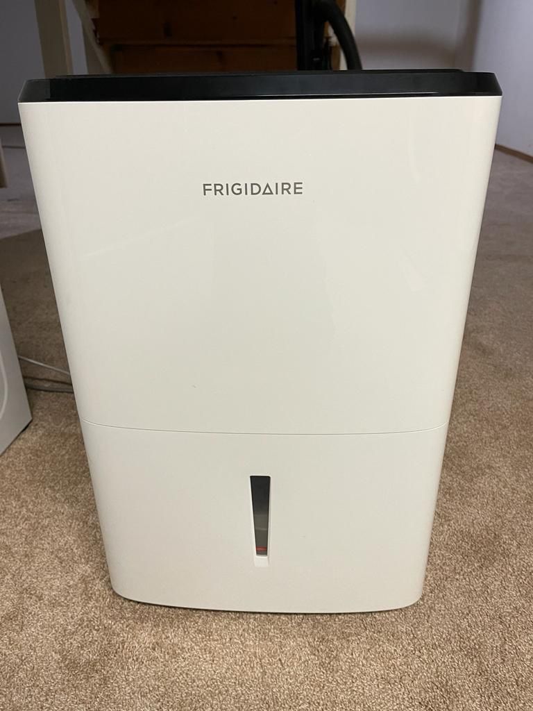 Frigidaire 50 Pint 1200 Sq Ft High Humidity Dehumidifier with Built In Pump And Bucket In White