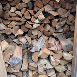 Dry Firewood Fir Maple Alder Cherry Quarter Half Cords