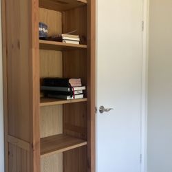 2 Wooden Bookshelves 