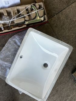 Restroom Sink And Faucet
