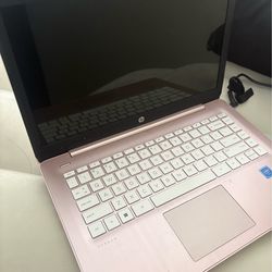 Hp laptop pink