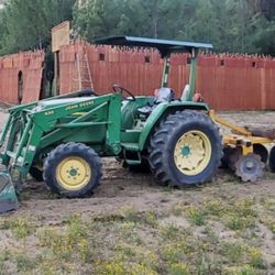 John Deere Weed Abatement Tractor Disc Mower