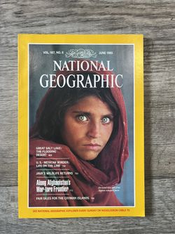 National Geographic Magazine Iconic Cover Afghan Girl