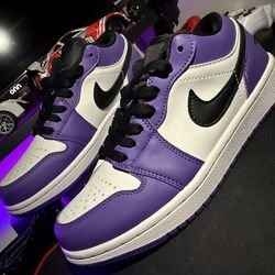 Jordan 1 Low Dunks Purple