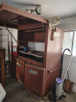 Jobox construction site tool storage