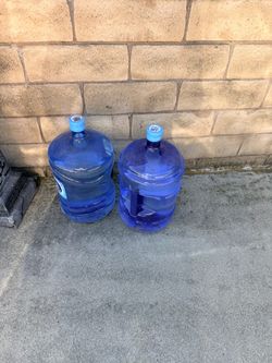Free two 5 gallon water bottles