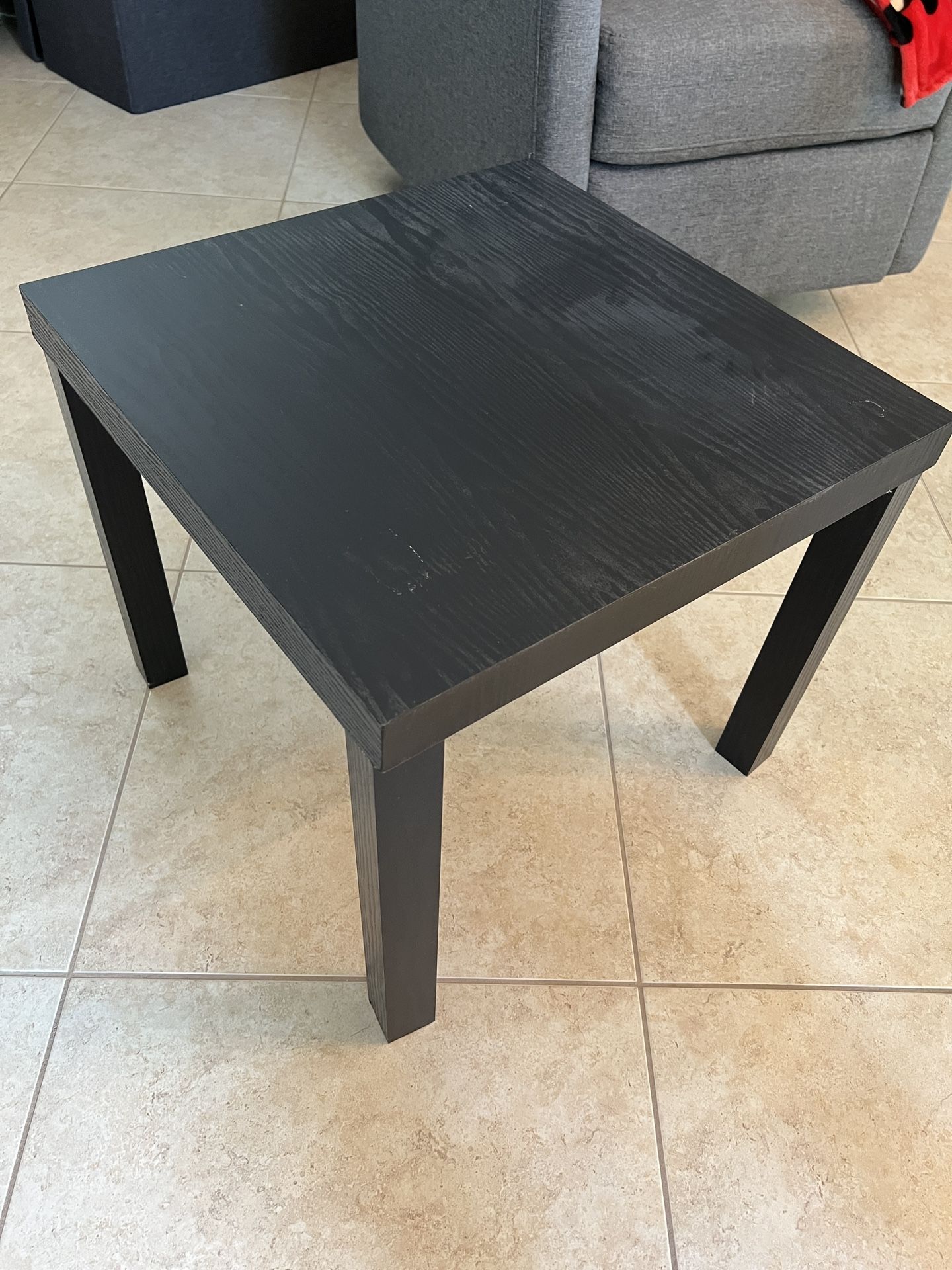 Black End Table