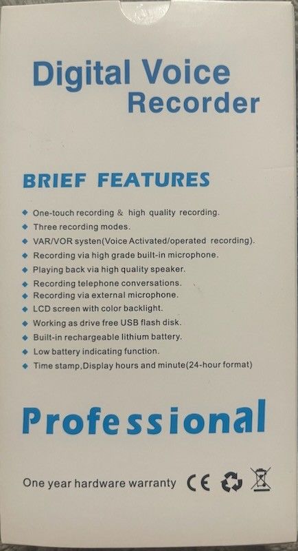 Pen Voice Recorder